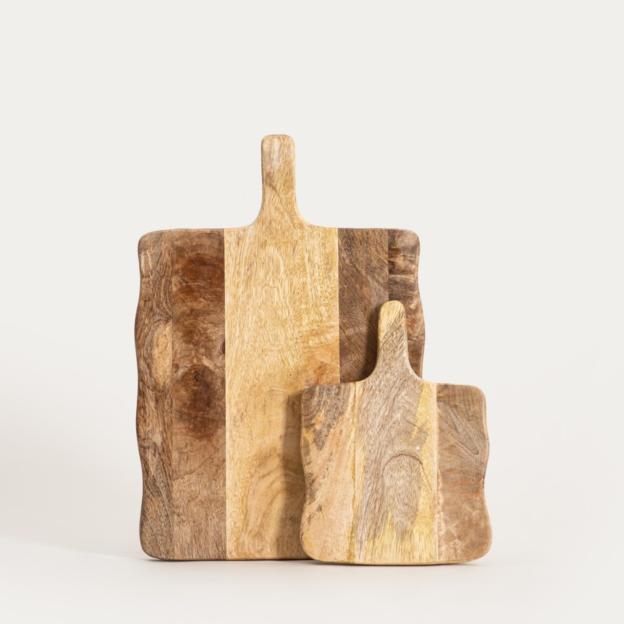 Set 2 tocatoare Indica Mango, Homla, 46x31x4 cm, lemn, natur - imagine 5